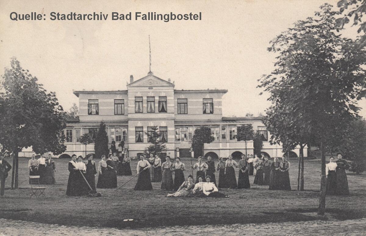 Bild vergrößern: Bremer Erholungshaus Achterberg (Postkarte 1907)