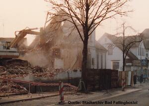 Bild vergrößern: Abriss des "Amtshofs" im November 1987
