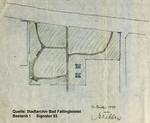 Bild vergrößern: Skizze der vom Architekten Peter Müller im August 1939 angefertigten Skizze der Grünanlage Osterberg