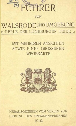 Bild vergrößern: Titelseite des "Führers von Walsrode und Umgebung" (1910)