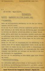 Bild vergrößern: Lagebericht vom 17. bis zum 30. April 1945. Der Gesamtbericht kann über den Link am Ende des Textes als PDF-Dokument geöffnet werden.
